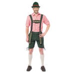 Oktoberfest korte lederhosen donker groen voor heren - Led.., Verzenden, Nieuw