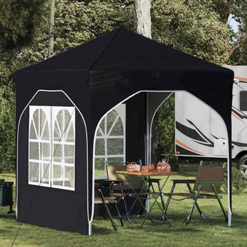 vidaXL Pop-up partytent 192 x 192 x 245 cm Antraciet, Verzenden, Nieuw, Partytent