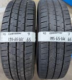 2x 195-65-16c Continental AllSeason 2x7mm €65 PST 195 65 16c, Ophalen, 16 inch, All Season, Band(en)
