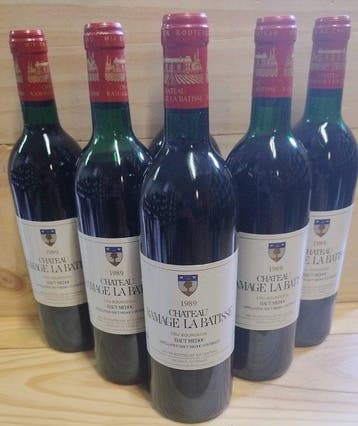 1989 Chateau Ramage La Batisse - Haut-Médoc Cru Bourgeois -, Verzamelen, Wijnen, Nieuw