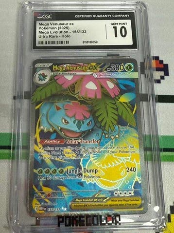 Pokémon - 1 Graded card - Venusaur - CGC 10 - Scarlet &, Nieuw