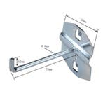 Haak enkel - lang voor gereedschapsbord, Ophalen of Verzenden, Nieuw