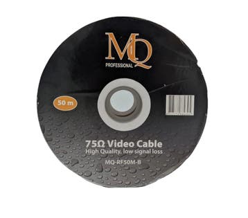 MQ Professional 50 Meter Coax kabel, Audio, Tv en Foto, Audiokabels en Televisiekabels, Verzenden, Refurbished