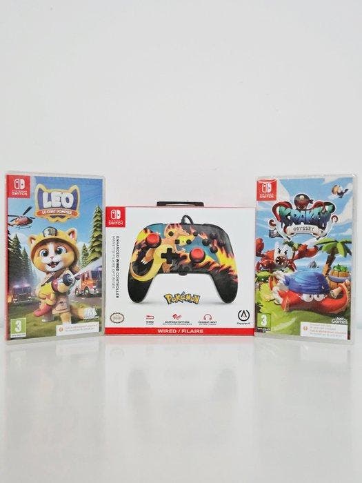 Nintendo - Switch - Manette Pokemon Charizard Firestorm, Spelcomputers en Games, Spelcomputers | Overige Accessoires