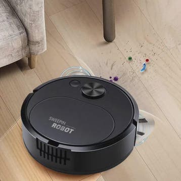 Slimme 3-in-1 Robotstofzuiger met Dweilfunctie - Draadloos,, Verzenden, Nieuw