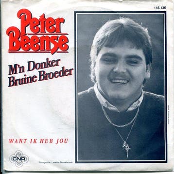 vinyl single 7 inch - Peter Beense - Mn Donker Bruine Br..., Verzenden, Zo goed als nieuw, 7 inch, Pop