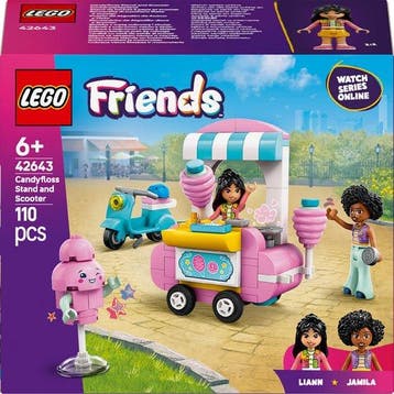 Lego suikerspinkraam en scooter 42643, Verzenden, Nieuw