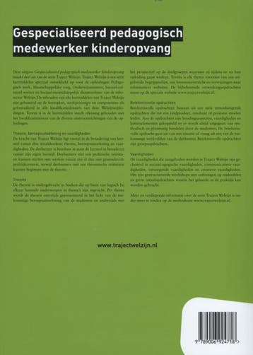 Gespecialiseerd pedagogisch medewerker kinderopvang /, Boeken, Verzenden, Gelezen, R. van Midde