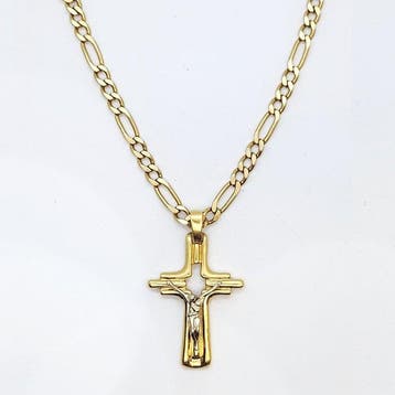 Ketting met hanger - 18 karaat Geel goud