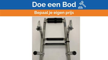 Bieden: Foldable 4-Step Marine Boat Ladder Stainless Steel, Ophalen of Verzenden, Nieuw, Dekbeslag, Zeilboot of Motorboot