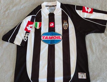 Juventus - Champions League - 2002 - Voetbalshirt, Nieuw