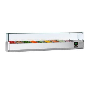 GGM Gastro | Opzetkoelvitrine PREMIUM - 2000x395mm - 9x GN |, Verzenden