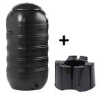 250L zwarte regenton Aquafit, Nieuw
