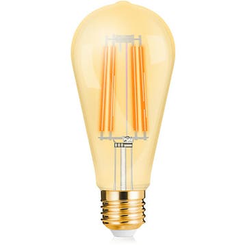 Voordeelpak 10x LED Lamp E27 Edison Filament - Brinton -, Led-lamp, Soft of Flame, Nieuw, E27 (groot)