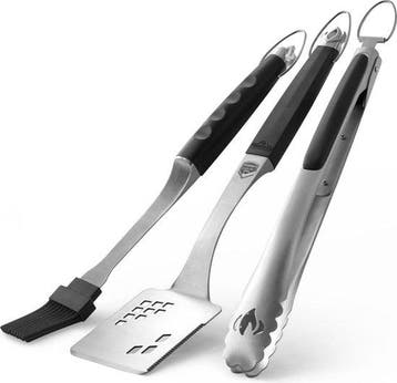 Napoleon Gereedschapset 3-delig – BBQ tools – RVS, Verzenden, Nieuw