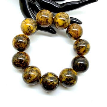 Armband grote Baltische barnsteen kralen 20 mm 49,2 g -