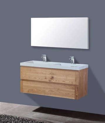 Sani Royal Badkamermeubel Nola Wood Eiken Mineraal, Nieuw
