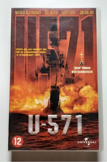 U-571 (VHS), Cd's en Dvd's, Verzenden, Gebruikt
