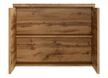 Badkamerkast Paso 80 x 20 x 60 cm Eiken Spiegelkast Badkamer, Verzenden, Nieuw, Spiegelkast