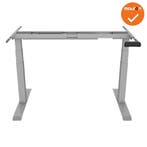 Los onderstel - Deluxe - Zit-Sta - Elektrisch - Zilvergrijs, Huis en Inrichting, Bureaus, Ophalen of Verzenden, Nieuw