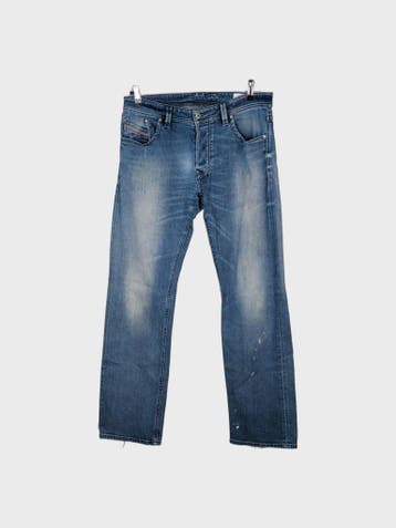 Diesel Jeans Heren maat W34 / L33 Blauw, Kleding | Heren, Diesel, Blauw, Ophalen of Verzenden, Zo goed als nieuw