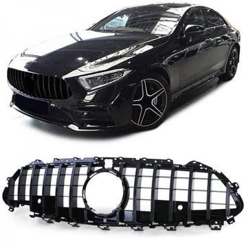 Grill Mercedes CLS C257 17-.. GT Look Glans Zwart, Ophalen of Verzenden, Nieuw
