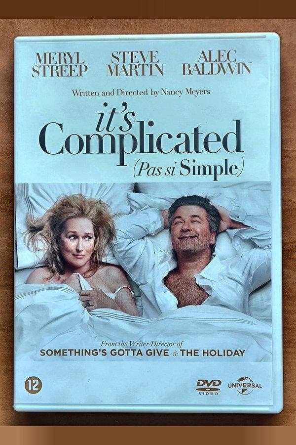 Its Complicated Comedy DVD Alec Baldwin Meryl Streep 2009, Cd's en Dvd's, Dvd's | Komedie, Verzenden