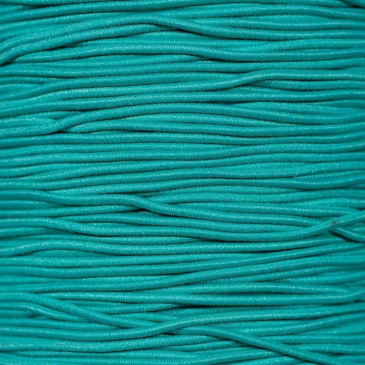 3mm Elastisch Touw - Turquoise - 50 meter op rol, Hobby en Vrije tijd, Overige Hobby en Vrije tijd, Nieuw, Ophalen of Verzenden