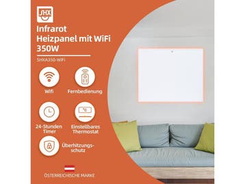 SHX SHXA350-WiFi - Infrarood Verwarmingspaneel 350W - WiFi -, Verzenden, Nieuw