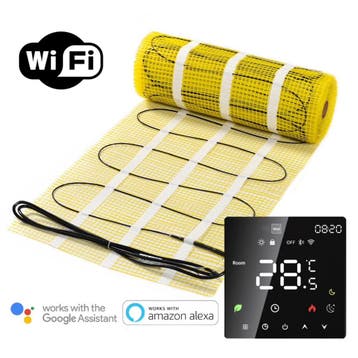 Pro -series Elektrische vloerverwarming  150 watt Wifi 22 m², Ophalen of Verzenden, Nieuw