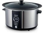 MOA Slowcooker 6,5L - Digitale Timer - 3 Warmtestanden - RVS, Verzenden, Zo goed als nieuw