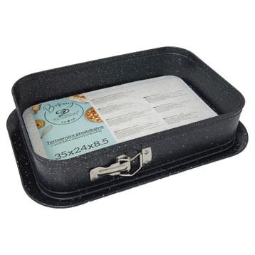 Springvorm Rechthoek 35 cm – Bakvorm met Klem – Non Stick –, Ophalen of Verzenden, Nieuw