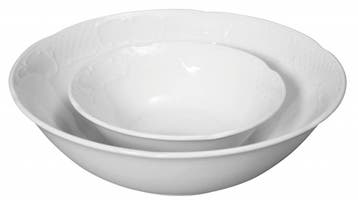 Witte Hotelporselein Salade Schaal | 14x4,5 cm (12 stuks), Verzenden