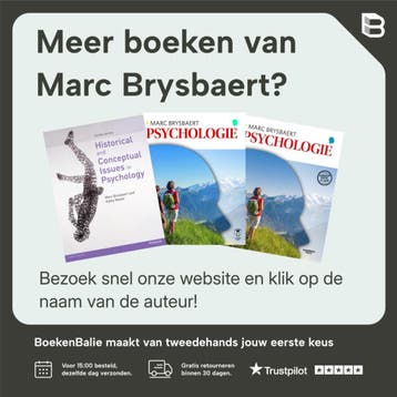 Psychologie - Marc Brysbaert 9789038214450, Verzenden, Zo goed als nieuw, Marc Brysbaert