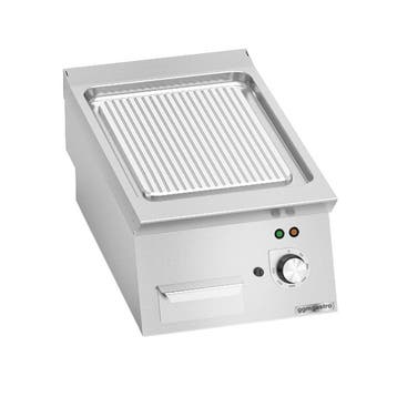 GGM Gastro | Elektrische bakplaat - 4,8kW - Geribbeld |, Zakelijke goederen, Horeca | Keukenapparatuur, Verzenden, Nieuw in verpakking