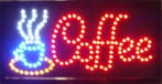 Coffee koffie lamp LED verlichting reclame bord lichtbak #K, Verzenden, Nieuw