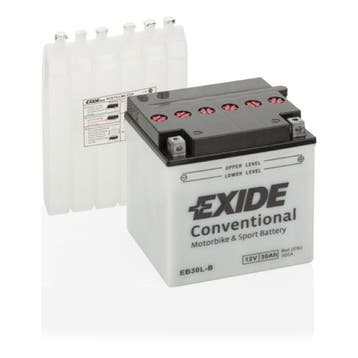 Exide Conventional 12V accu | EB30L-B | 12V 30Ah, Ophalen of Verzenden, Nieuw