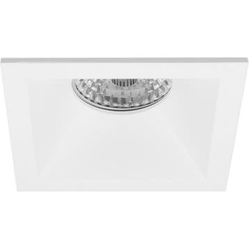 GU10 Inbouwspot Set - Mat Wit - Inbouw Vierkant - Verdiept -, Metaal of Aluminium, Nieuw, Ophalen of Verzenden, Led