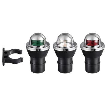 3 Delige Set Navigatieverlichting Op Batterijen, Ophalen of Verzenden, Nieuw, Zeilboot of Motorboot