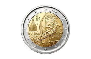 2 euro Olympische Winterspelen Turijn 2006 - Italië, Postzegels en Munten, Verzenden
