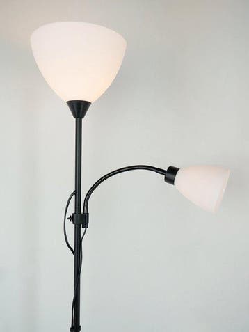 EGLO Montanini-E Vloerlamp - Leeslamp - E27 - E14 - 176 cm, Verzenden, Nieuw