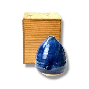 Keiya Kato – “Hga” Ruri-glasuur Ichirinzashi-vaas – Japanse