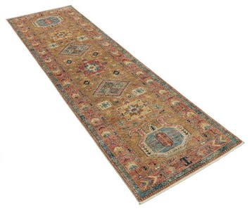 Kazak - Meisterstück - Nieuw - Loper - 249 cm - 77 cm, Huis en Inrichting, Stoffering | Tapijten en Kleden, Nieuw