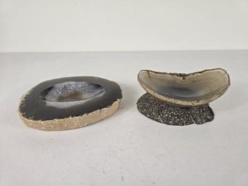 Schaal - Agaat - Twee schaaltjes van agaat