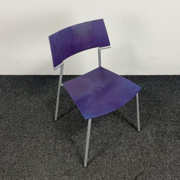 Van Der Sluis Quasi Stoel | Paars, Ophalen of Verzenden, Gebruikt