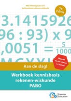 Werkboek kennisbasis rekenen wiskunde PABO 9789082792966, Verzenden, Zo goed als nieuw