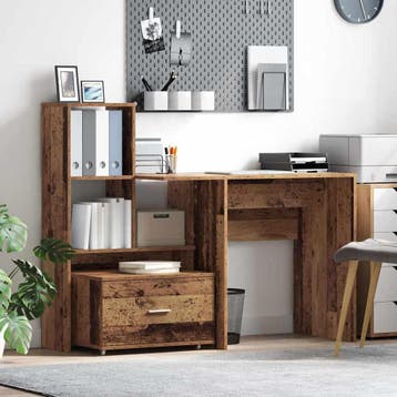 vidaXL Ladenkast 55 x 45 x 31 cm Oudhout, Huis en Inrichting, Kasten | Overige, Verzenden, Nieuw