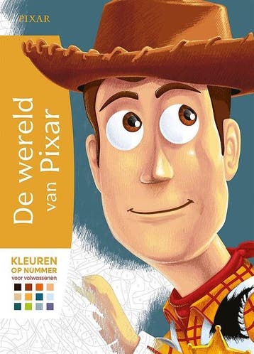 Disney Pixar - Kleuren op nummer voor volwassenen, Ophalen of Verzenden, Nieuw
