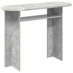 vidaXL Wandtafel met opslag Betongrijs 100 x 39,5 x 75 cm, Verzenden, Nieuw, Overige houtsoorten, 75 cm of meer