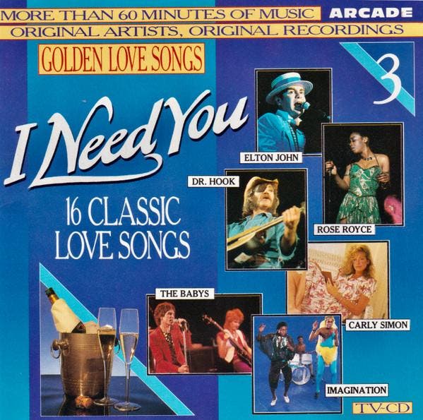 Various - Golden Love Songs Volume 3 - I Need You (16 Classi, Cd's en Dvd's, Cd's | Pop, Gebruikt, Ophalen of Verzenden